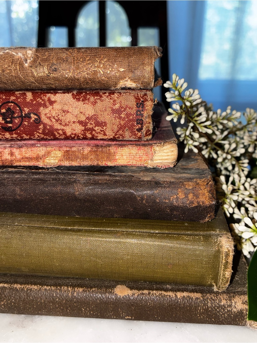Antique Decorative Religious Books - Set 1800’s - 1900’s